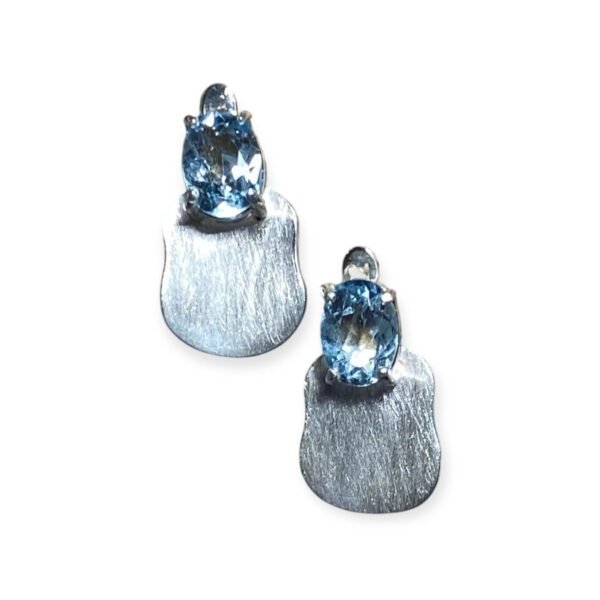 Scales In Blue Earrings II - Single Scale